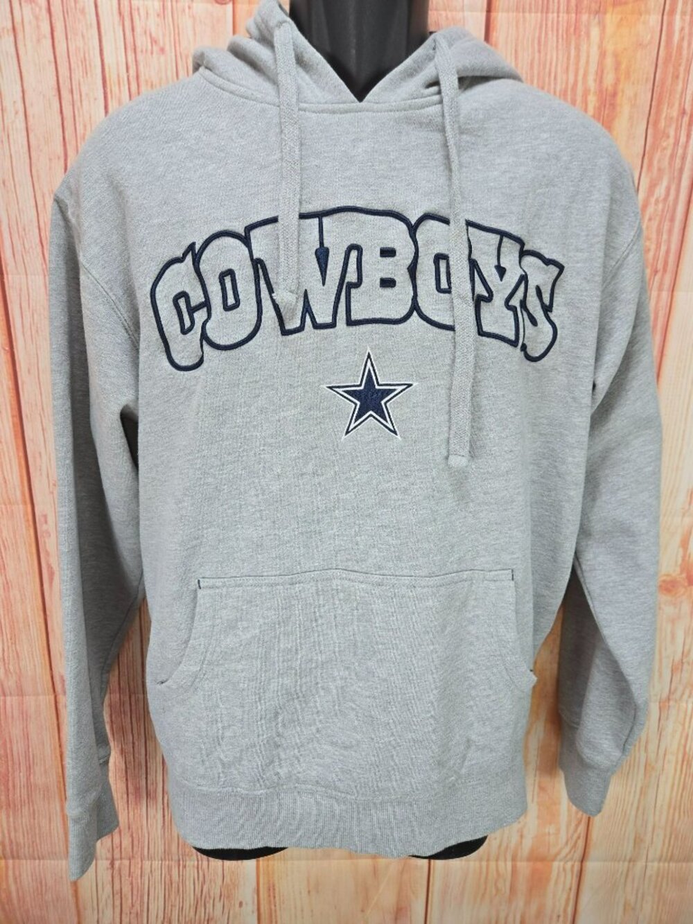 Dallas Cowboys Authentic Hoodie Small Gray Unisex
